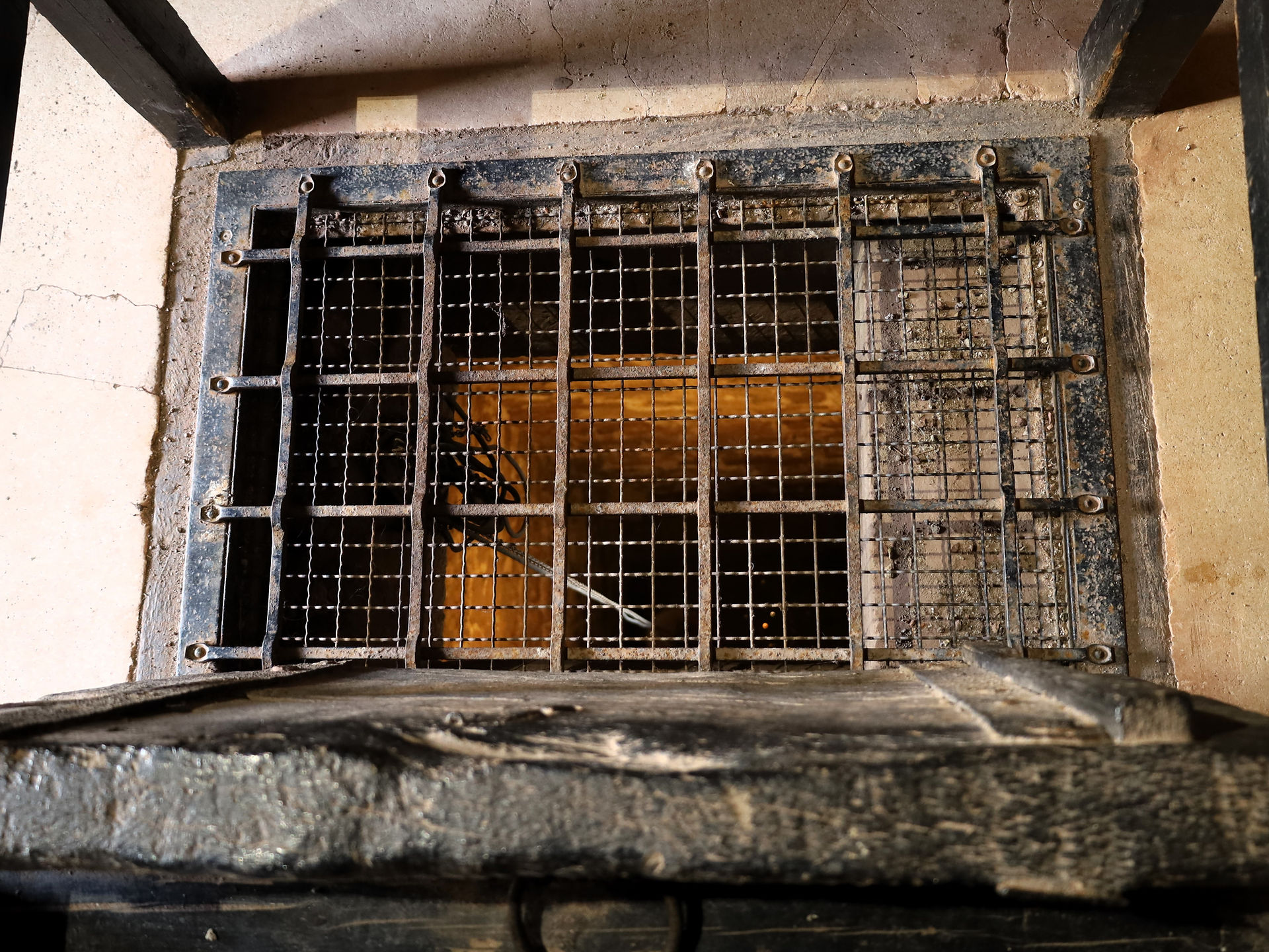 The hole (cellar) where Fritz Erbe was imprisoned