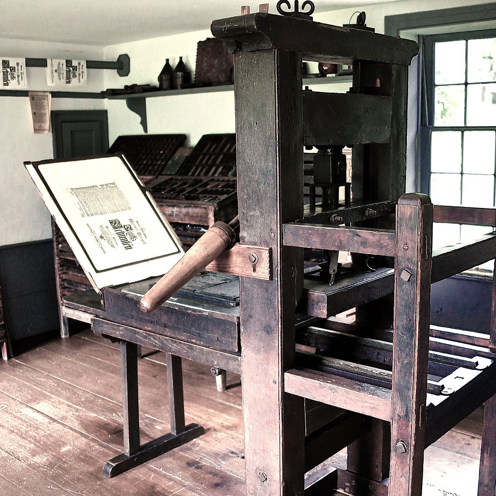 Druckerei im Ephrata Kloster