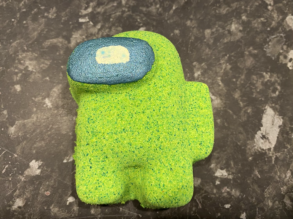 Thumbnail: Crew mate bath bomb - inspired by the game Among us