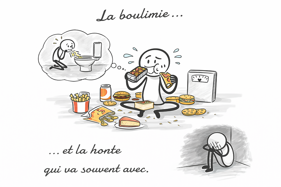 La boulimie, ou la honte d'être femme
