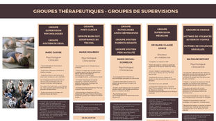 Groupes thérapeutiques - Groupes de supervisions