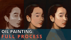 How to Paint a Portrait With Dramatic Lighting (From Underpainting to Final Pass)