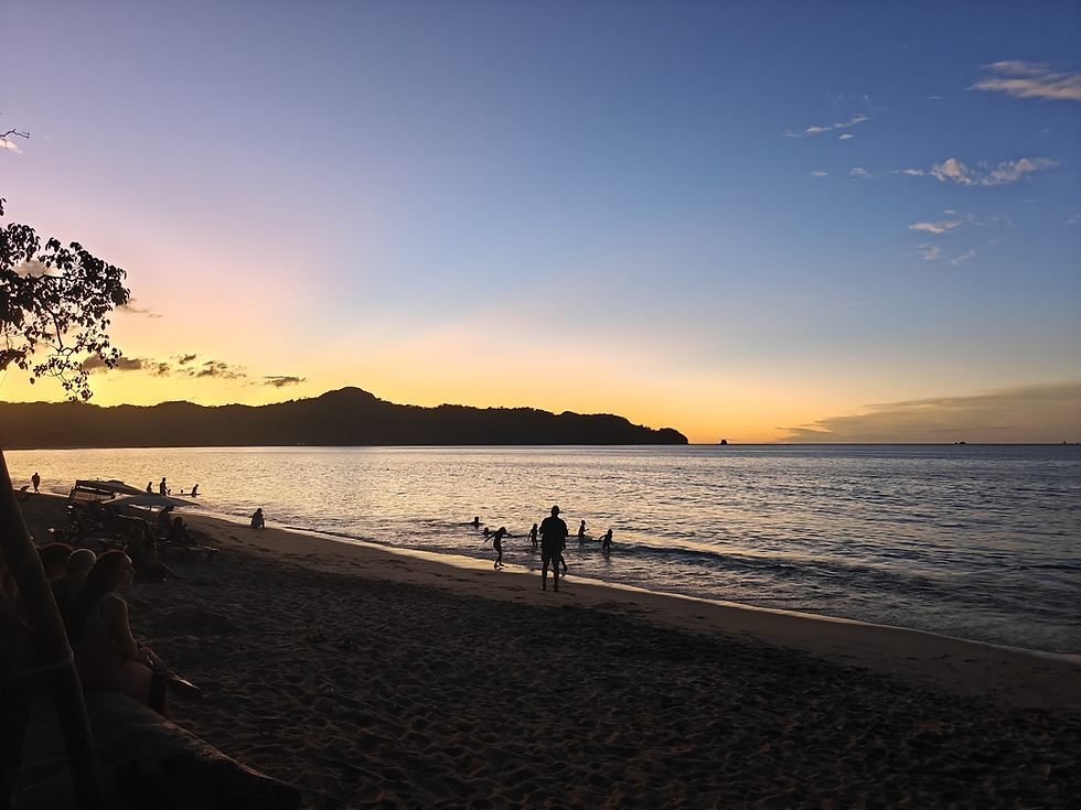 Our first look at the beach, what a stunner
