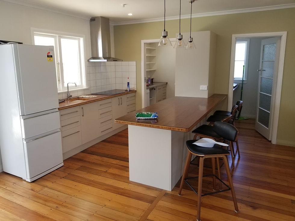 Town house Veranda and Kitchen