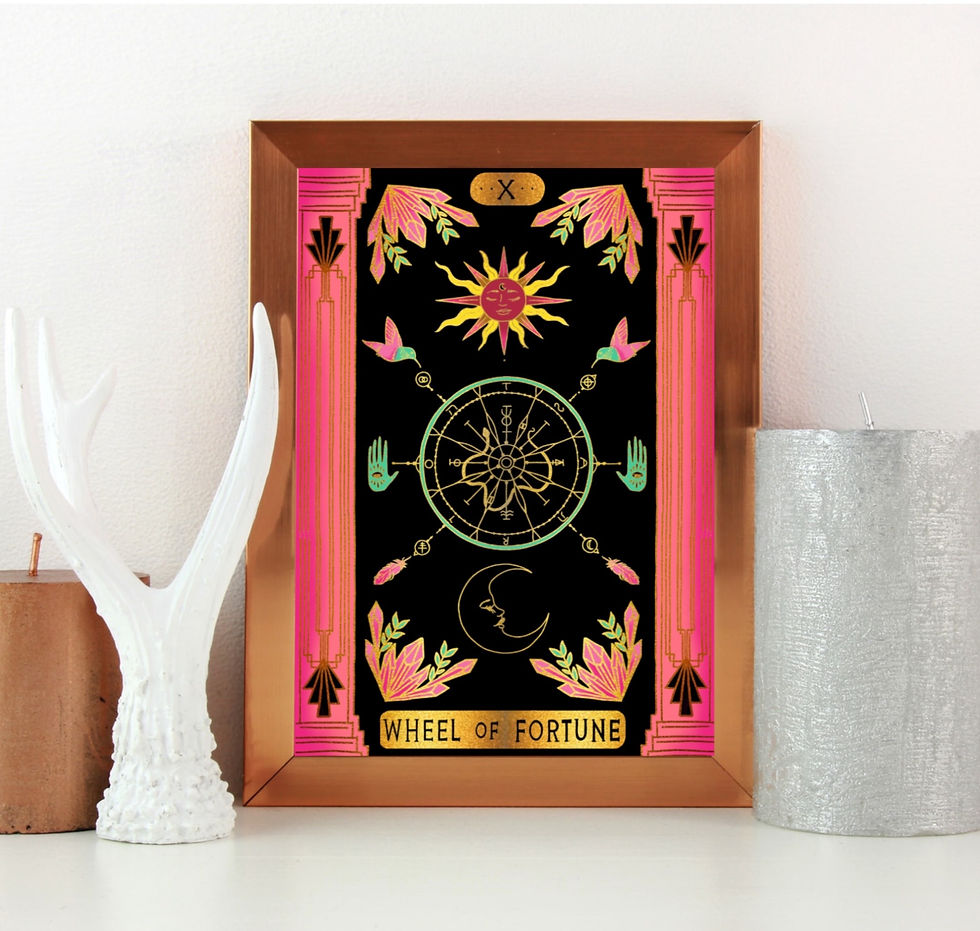 Thumbnail: Wheel Tarot Paper Print