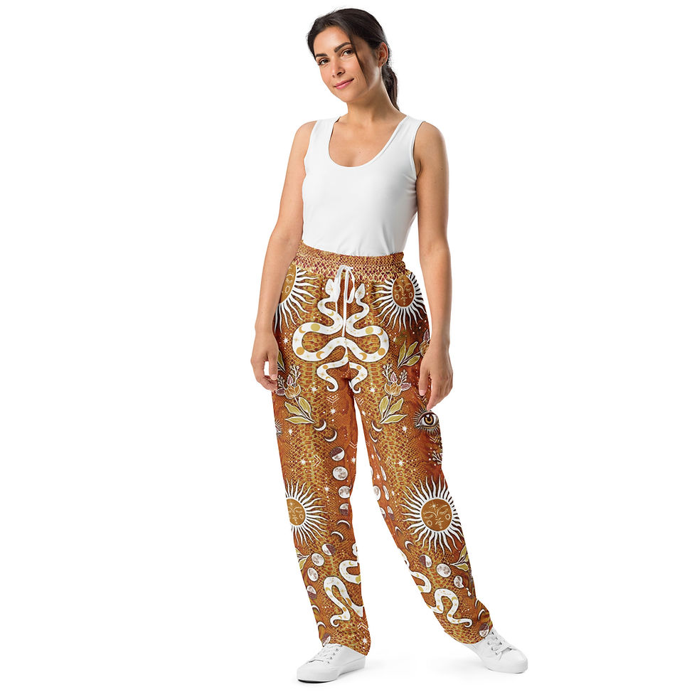 Thumbnail: LUNAR SERPENT Wide-leg joggers