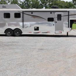 2015 Bison Ranger 3LQ Horse Trailer with 10' Short Wall