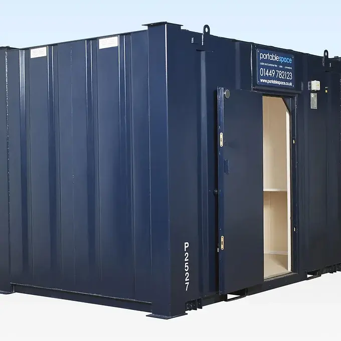 Thumbnail: 12Ft x 8Ft Steel Store Cabin (Suitable for stacking)