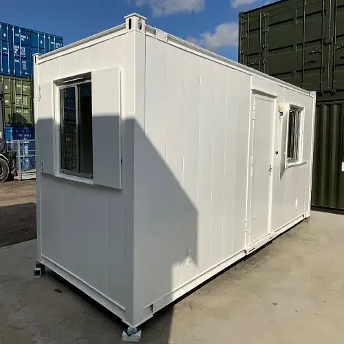 Thumbnail: 20Ft x 8Ft Steel Anti-Vandal Canteen Cabin