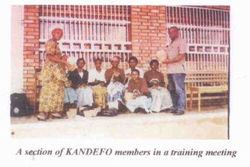 Section of Kandefo members in atraining 