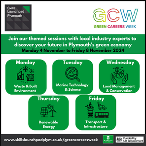 It's three weeks until Green Careers Week!
