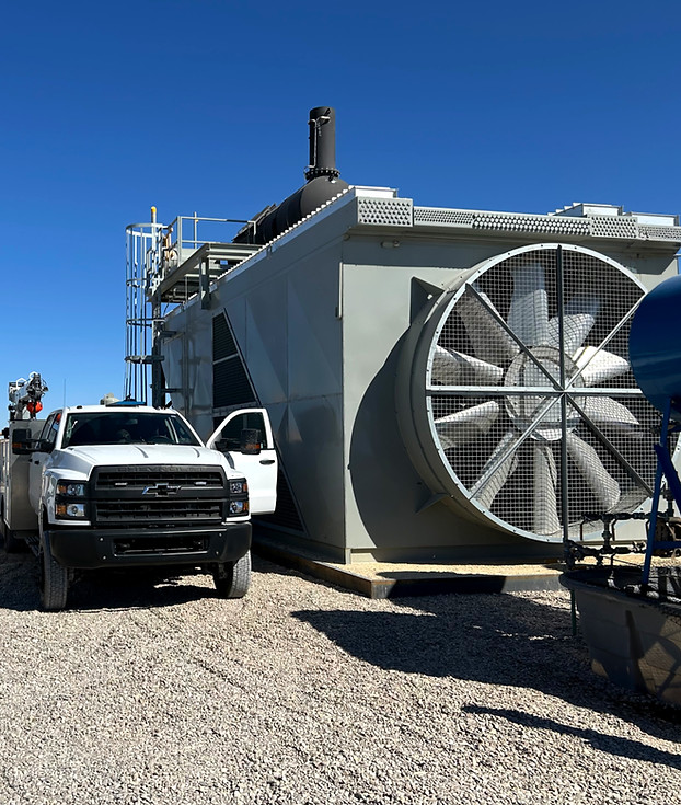 Natural Gas Compressor and Truck