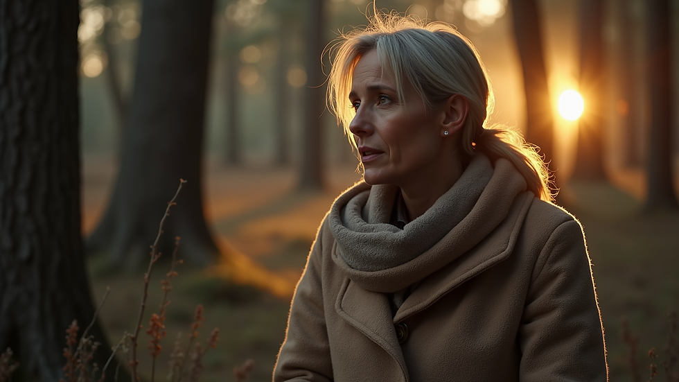 Close-up view of a storyteller sharing their experience