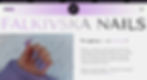 Landing page for nail artist