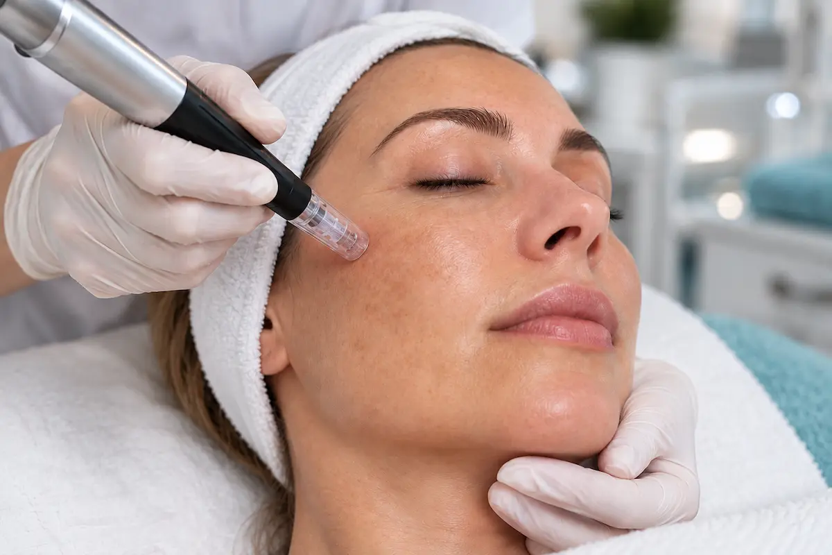 Microneedling for pigmentation and melasma treatment with DermaStamp in Vancouver