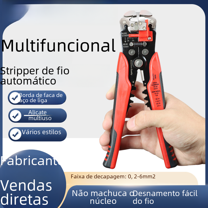 Multifunctional Automatic Wire Stripper Tool (3-in-1)