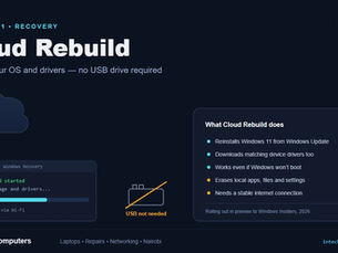 Windows 11's New 'Cloud Rebuild' Feature: Reinstall Your OS and Drivers Without a USB Drive