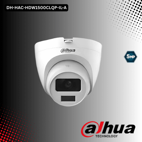 DAHUA HAC-HDW1500CLQP 5MP Dome (HDCVI Eyeball) Camera-Fixed 2.8mm (optional 3.6m at Intechs Computers, Nairobi