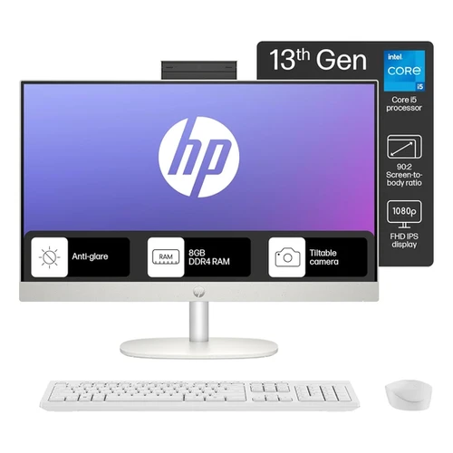 HP All-in-One 24-cr0309nh PC, Intel Core i5 1334U, 8GB DDR4 3200, 512GB ...
