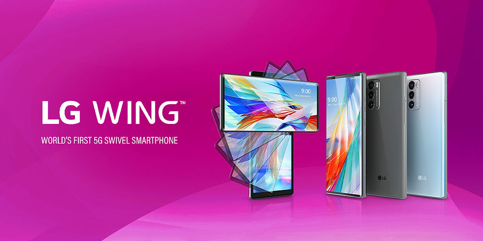 Thumbnail: LG Wing, world's first 5G swivel smartphone