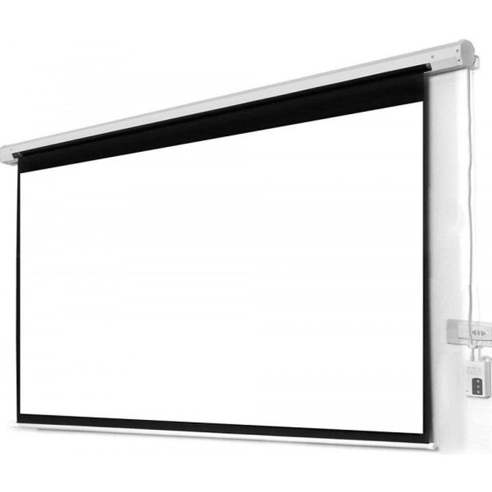 TECHCOM TC-APS-3200 AUTO ELECTRIC PROJECTOR SCREEN 200 x 200