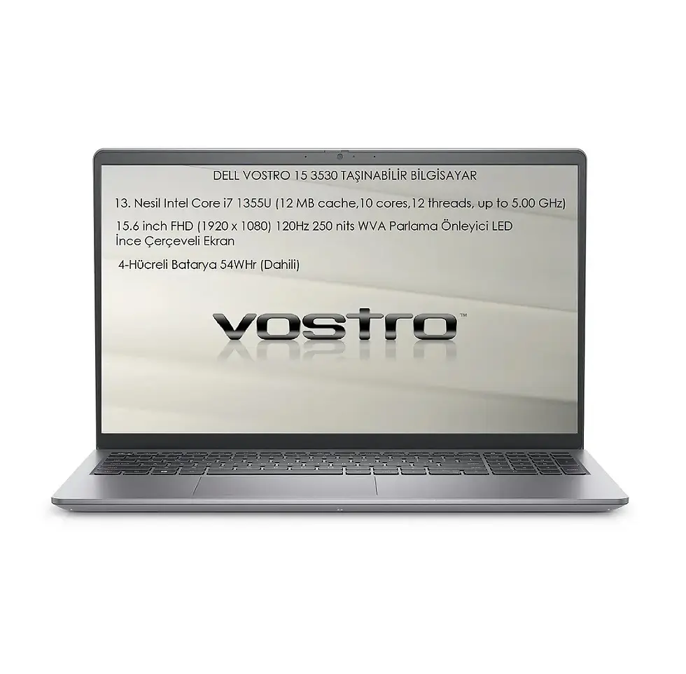 Thumbnail: Dell Vostro 15 3510 Business Notebook with specifications on screen