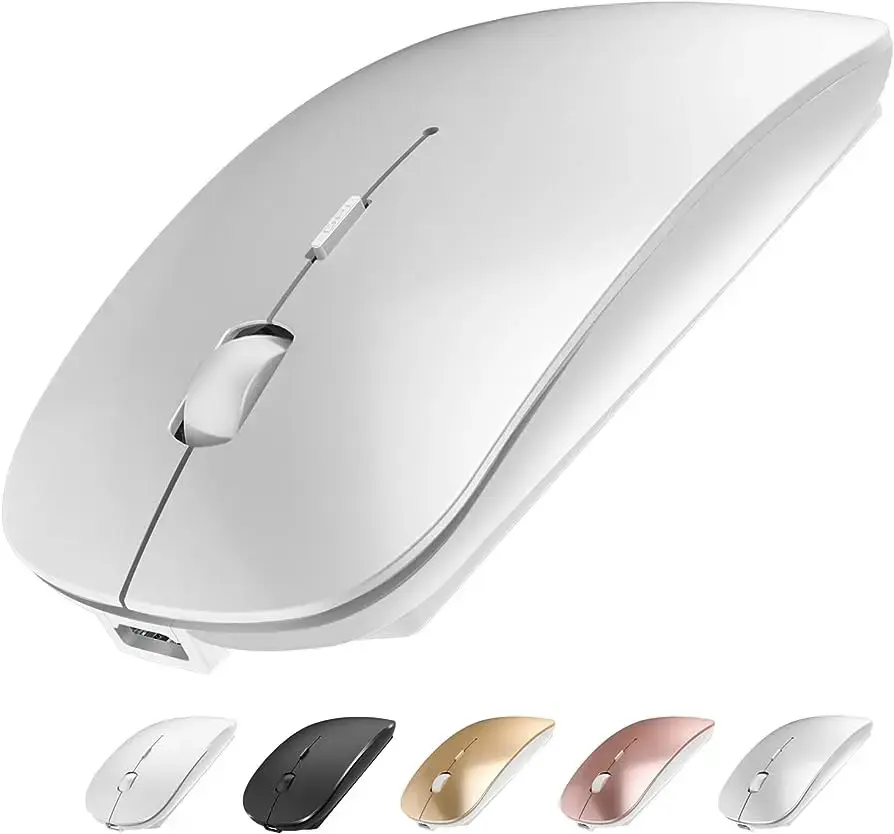 Wireless rechargable optical mouse