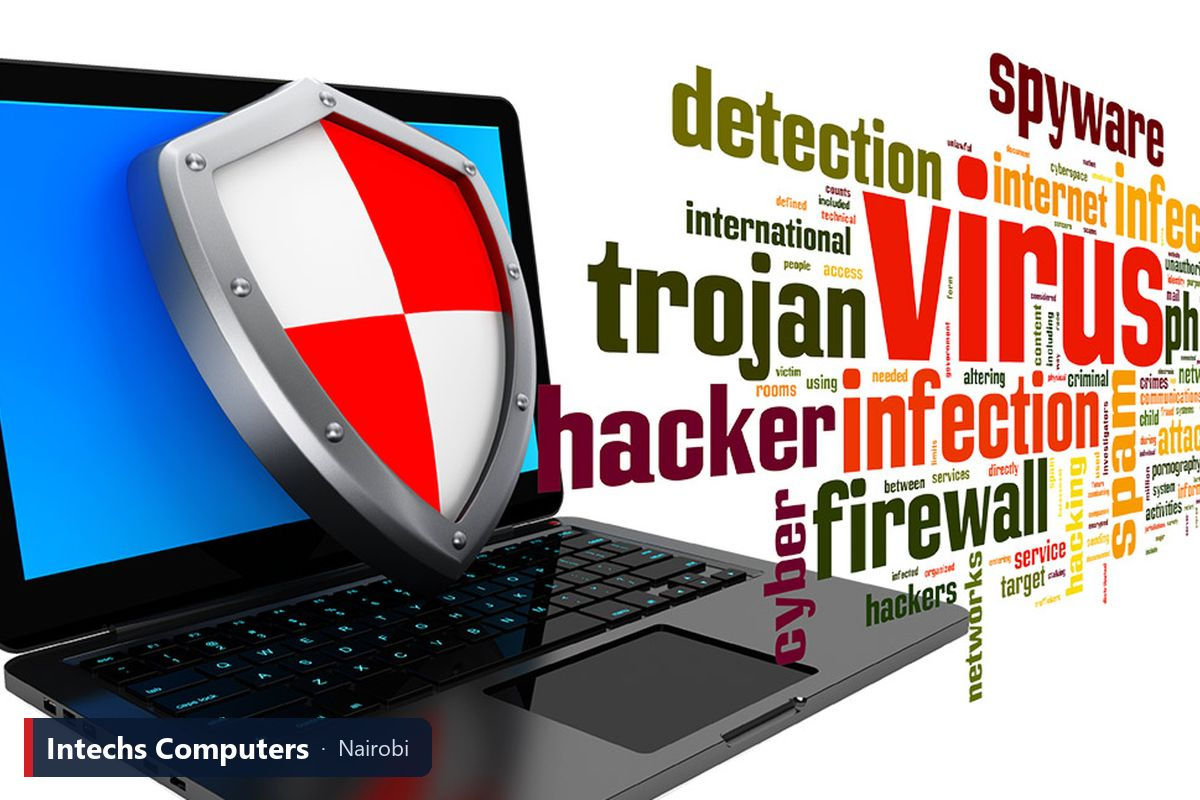 Virus & Malware Removal service at Intechs Computers, World Business Center, 3rd Floor, Shop 9, Tom Mboya Street, Nairobi