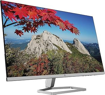 Thumbnail: Monitor displaying a mountain landscape with red autumn trees