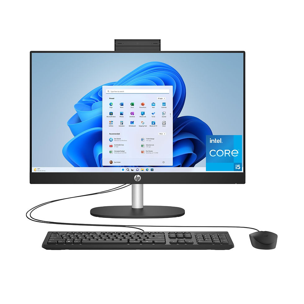 HP All-in-One 24-cr0323nh PC, Intel Core i5 1334U, 8GB DDR4 3200, 512GB PCIe NVM