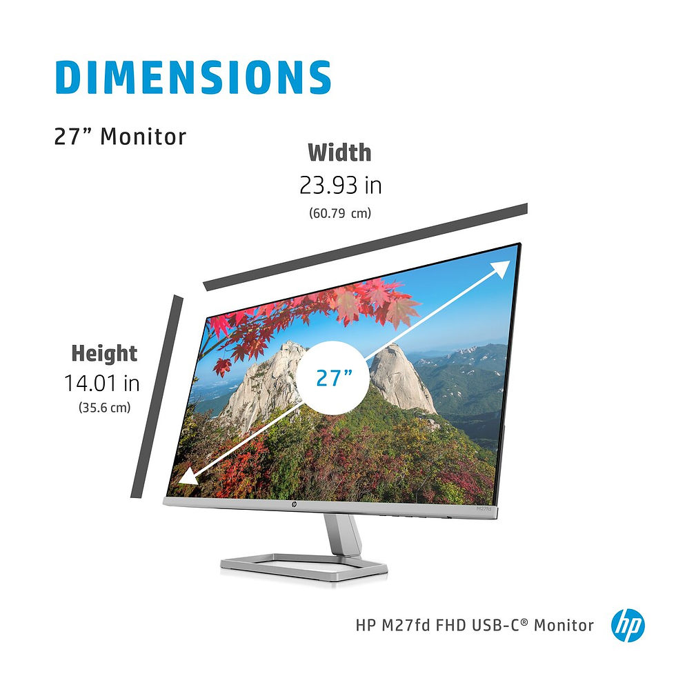 HP M27fd FHD USB-C MONITOR - image 2