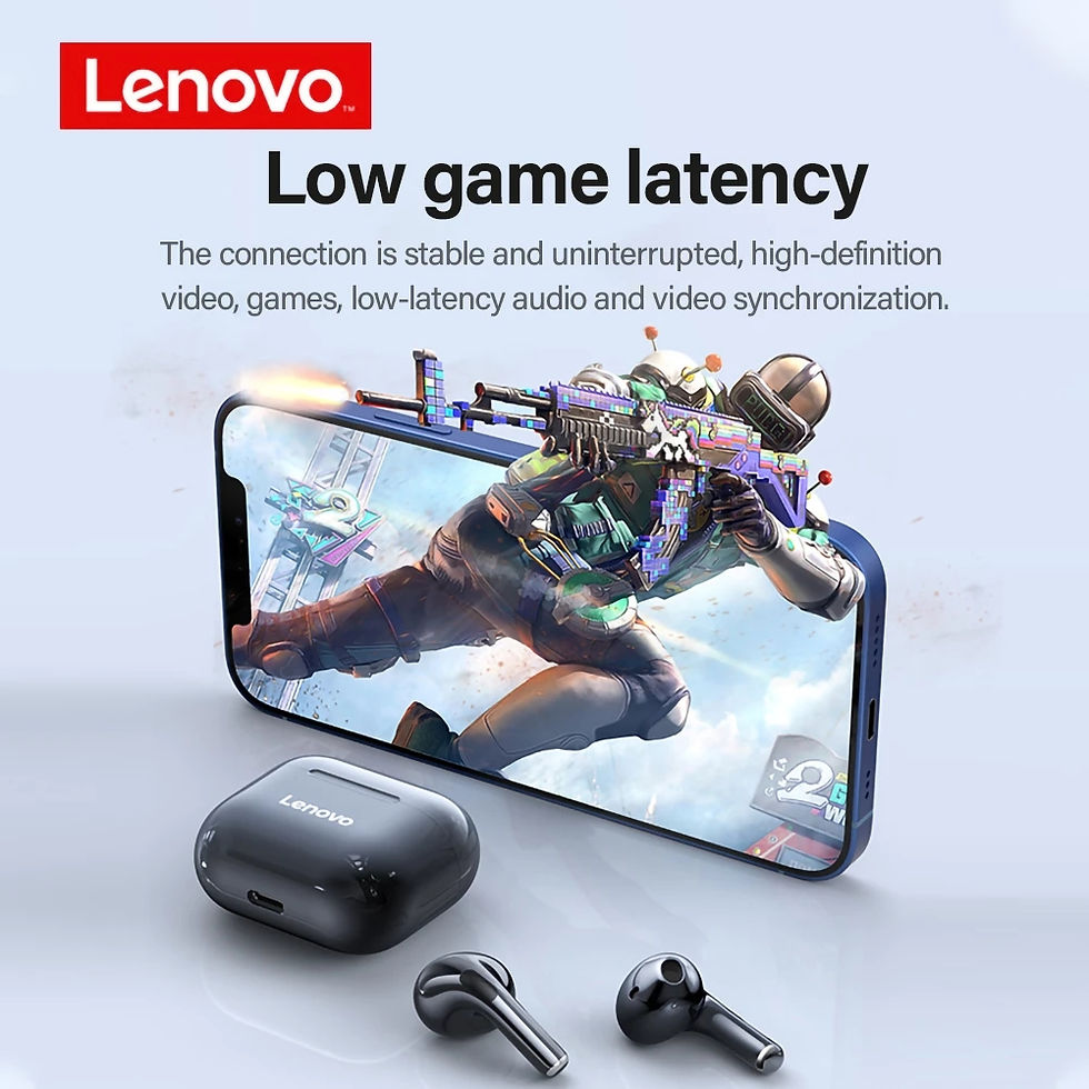 Thumbnail: Original Lenovo LP40 wireless headphones TWS Bluetooth Earphones Touch Control S