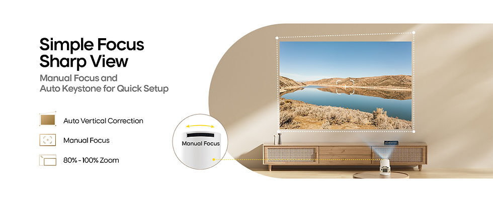 Thumbnail: Magcubic Projector HY300 Pro 8K Android 14 Dual Wifi6 290ANSI Allwinner H726 BT5