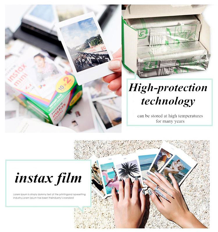 Thumbnail: 10-200 Sheets Fujifilm instax Mini 12 Film Camera 11 9 7+ 90 25 50s 3 Inch White