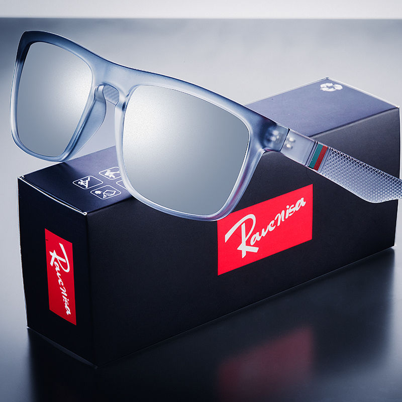 Thumbnail: Fashion Square Vintage Polarized Sunglasses Men Women Retro Driving Fishing  Sun