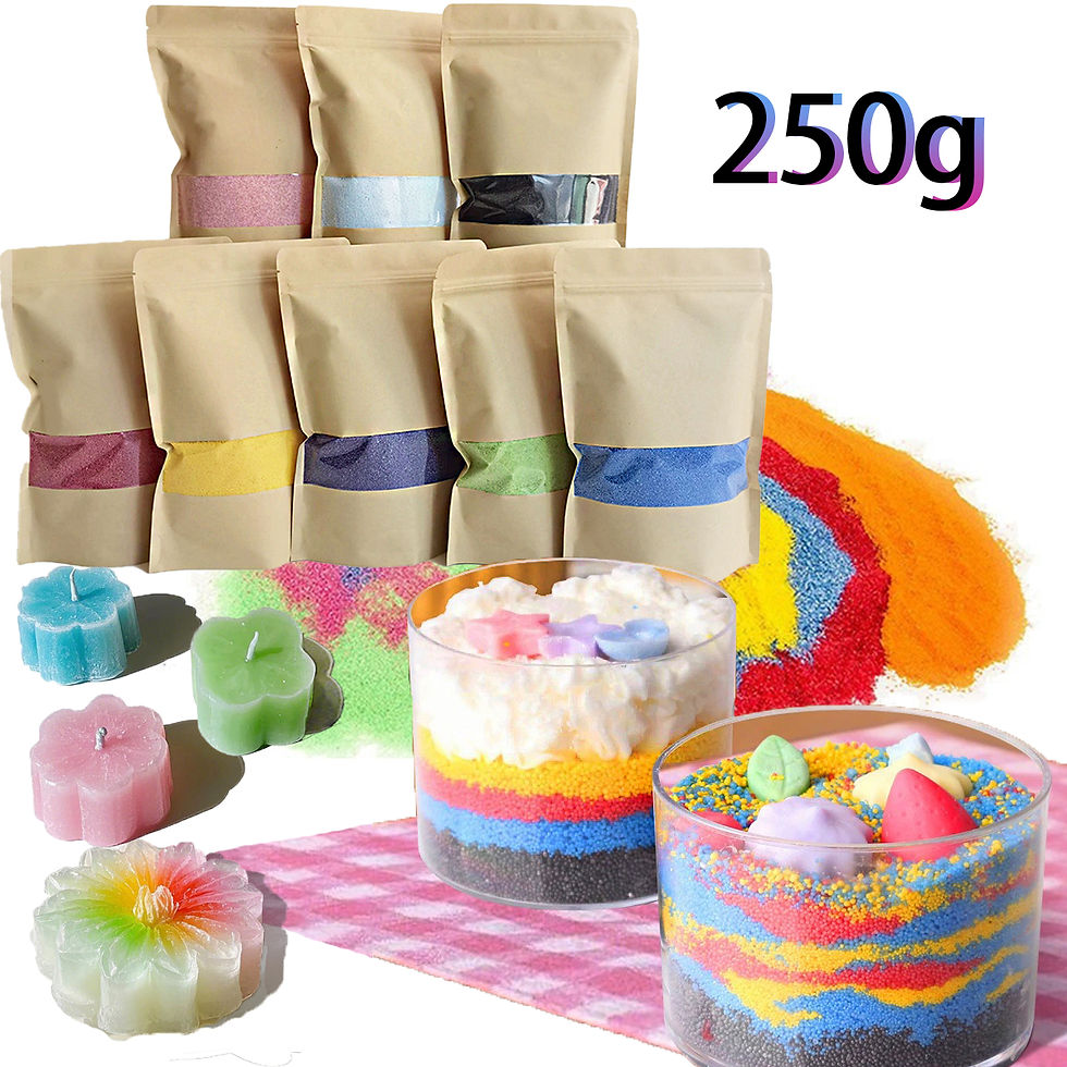 Thumbnail: 250G 11Colors Sand Wax Ice Flower Wax DIY Scented Candle Making Accessories Snow
