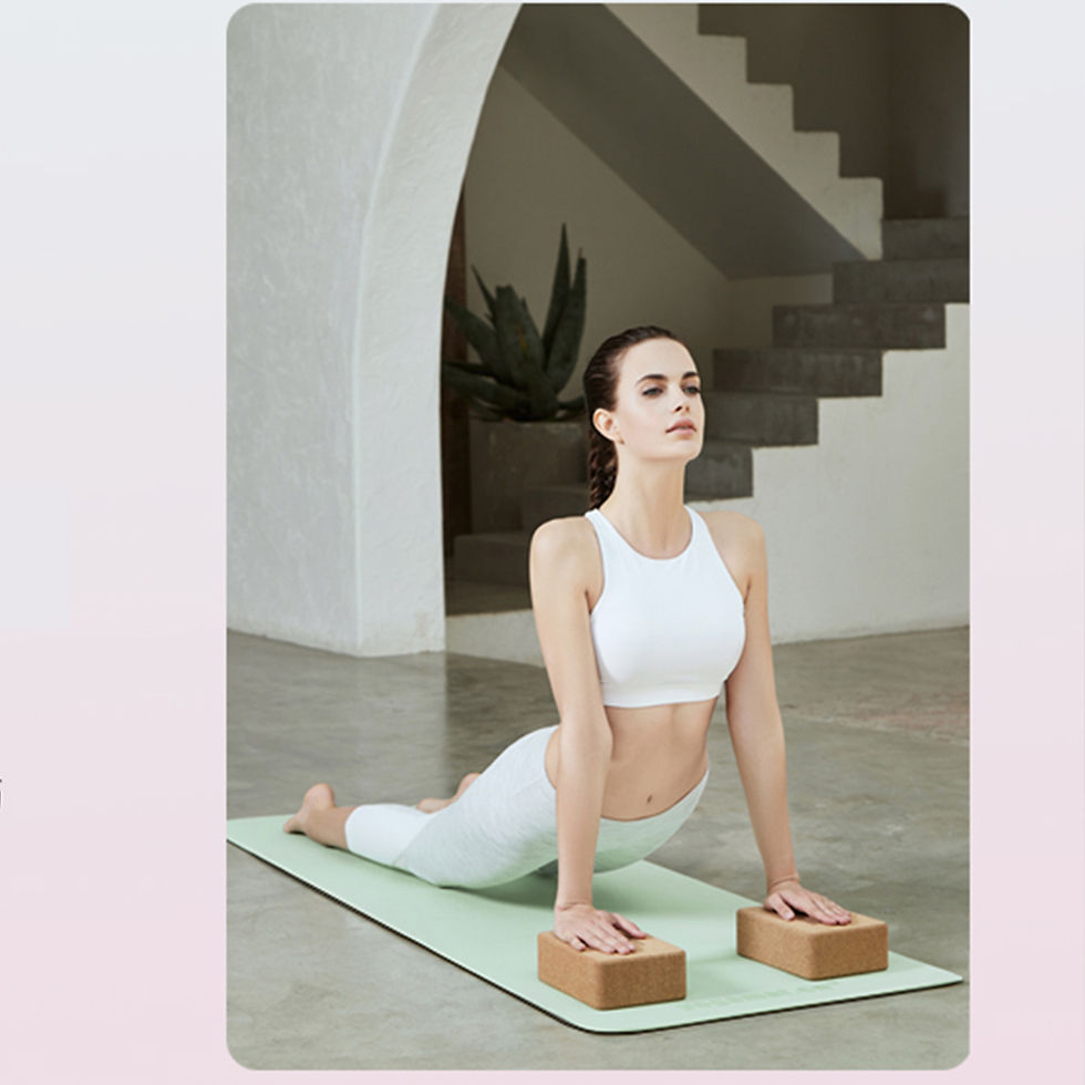 Thumbnail: Anti-slip yoga MATS, Pilates fitness MATS, eco-friendly, women's yoga MATS, and 