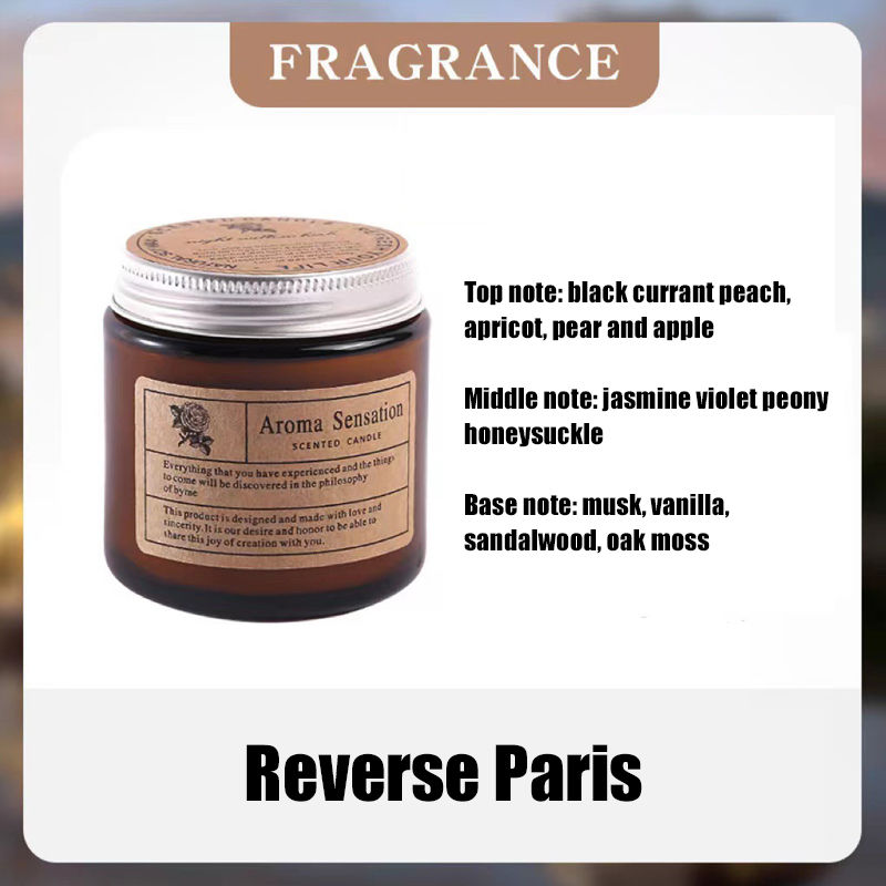Thumbnail: Smokeless Aromatic Scented Candle Handmade Soybean Wax Candles Festival Wedding 