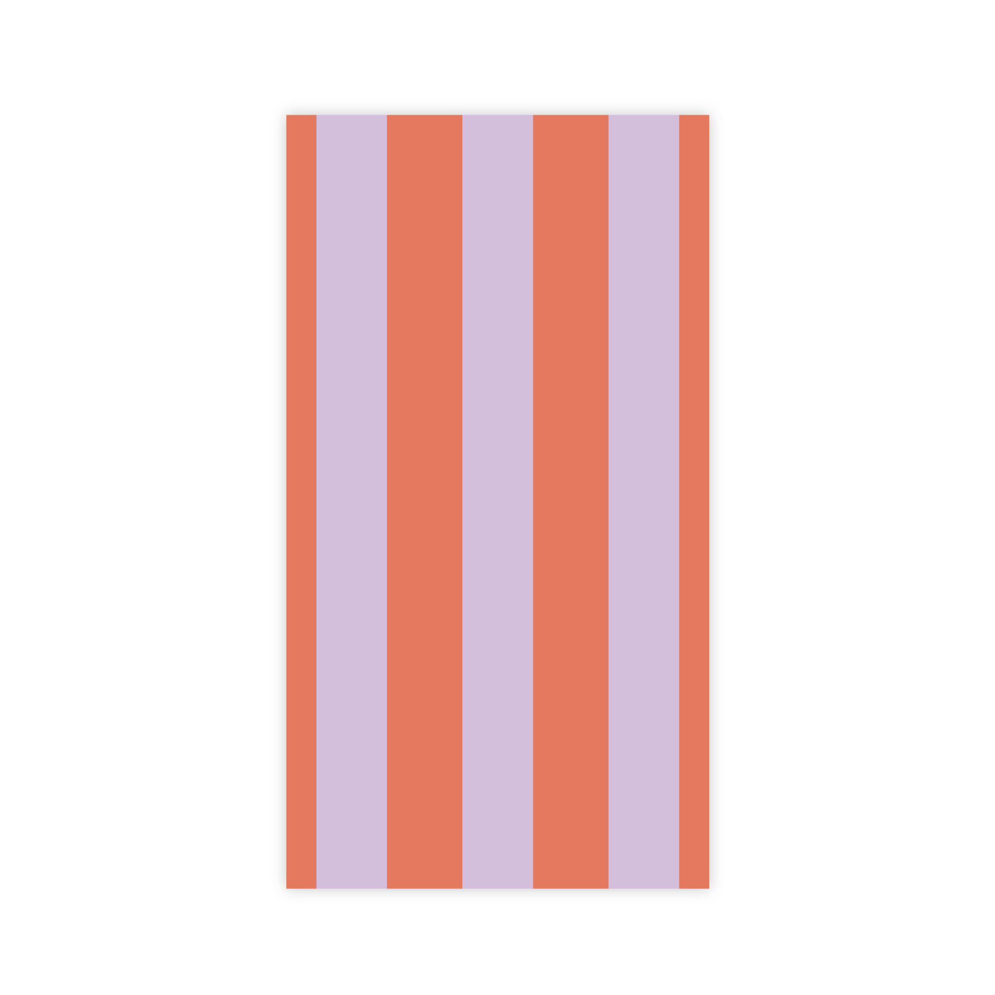 Sunkissed Orange & Lilac Signature Cabana Stripe Guest Towels