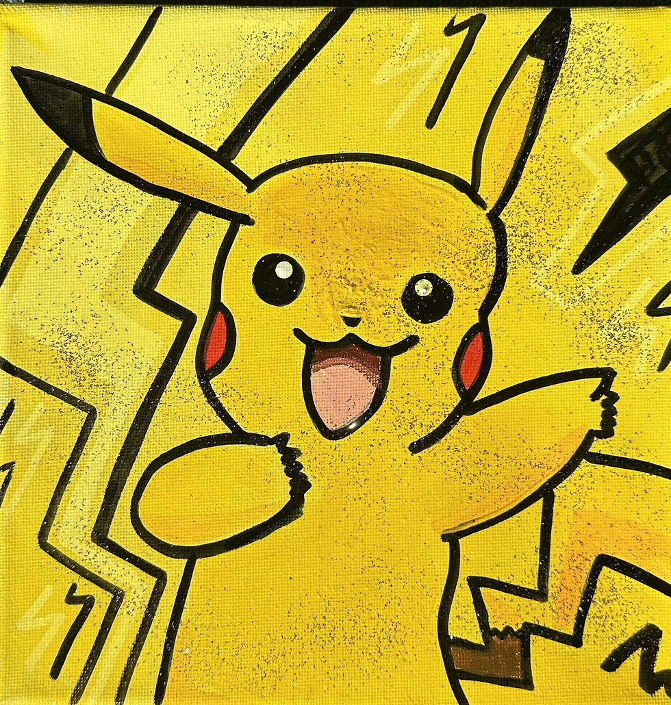 Pokemon Family Paint Night!