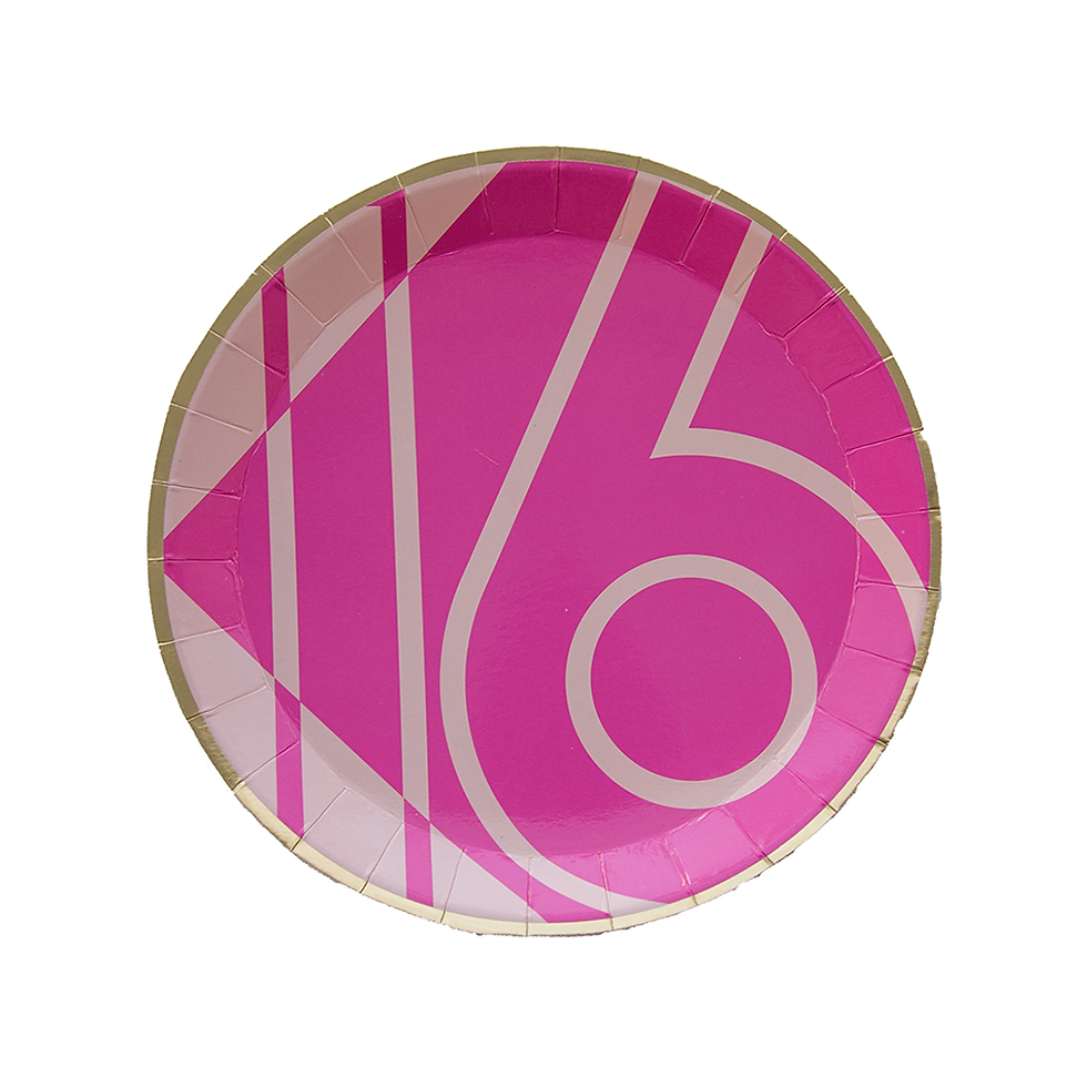 Thumbnail: Milestone Sweet 16 Dessert Plates