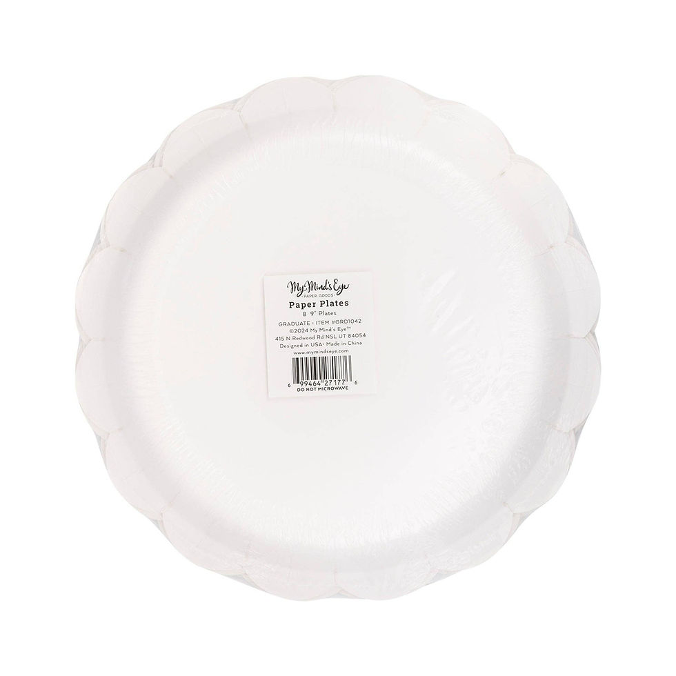 Thumbnail: Graduate Congrats Paper Plate