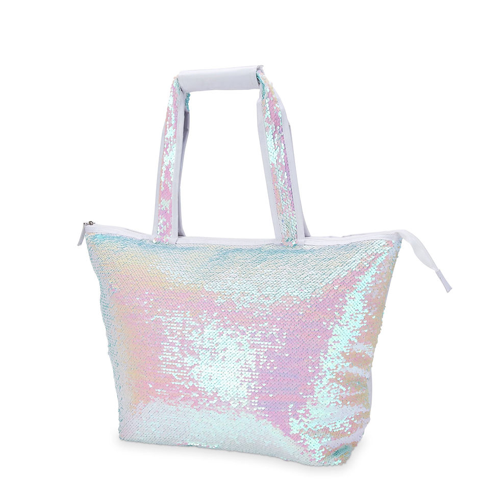 Thumbnail: Mermaid Sequined Cooler Tote