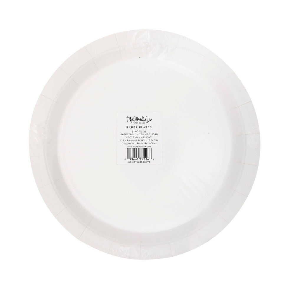 Thumbnail: Basketball Paper Plates