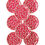 Thumbnail: Red Floral Paper Dinner Plate