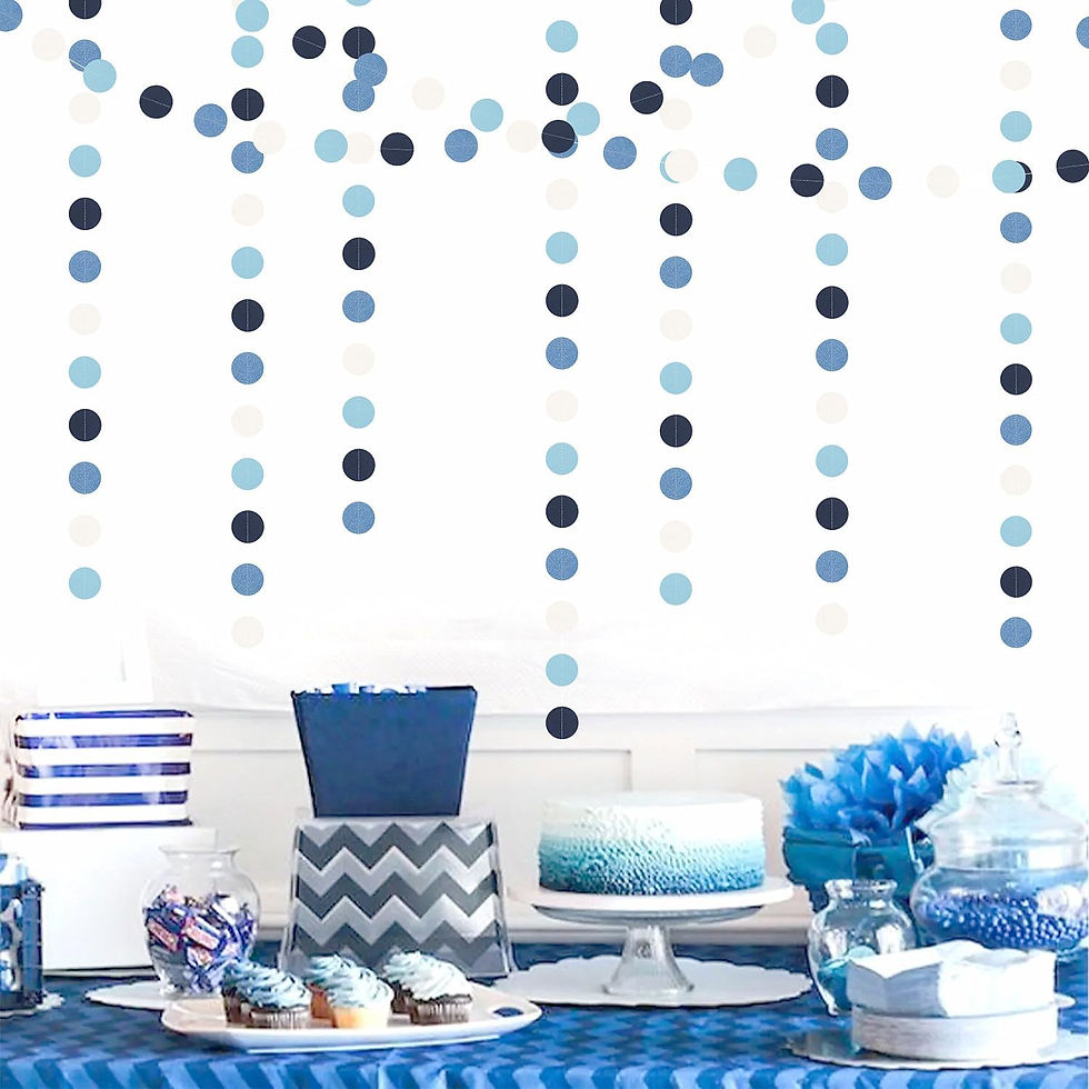 Thumbnail: Shades of Blue Garland Set