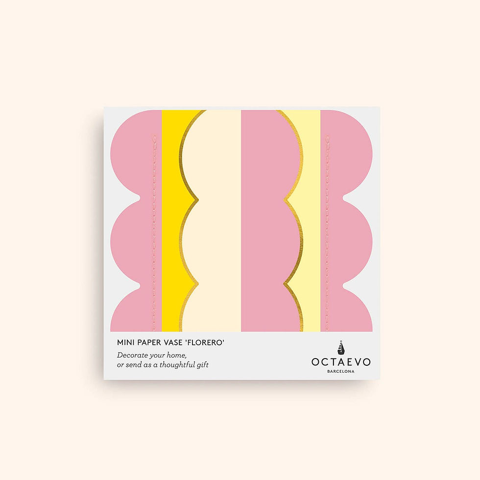 Thumbnail: Octaevo Mini Paper Vase Riviera Wave