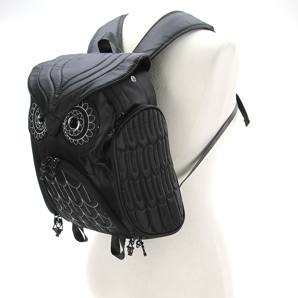 Thumbnail: Black Owl Backpack