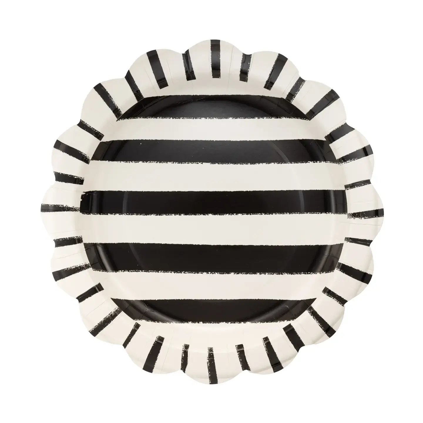 Halloween Sketchy Stripes 11" Plate