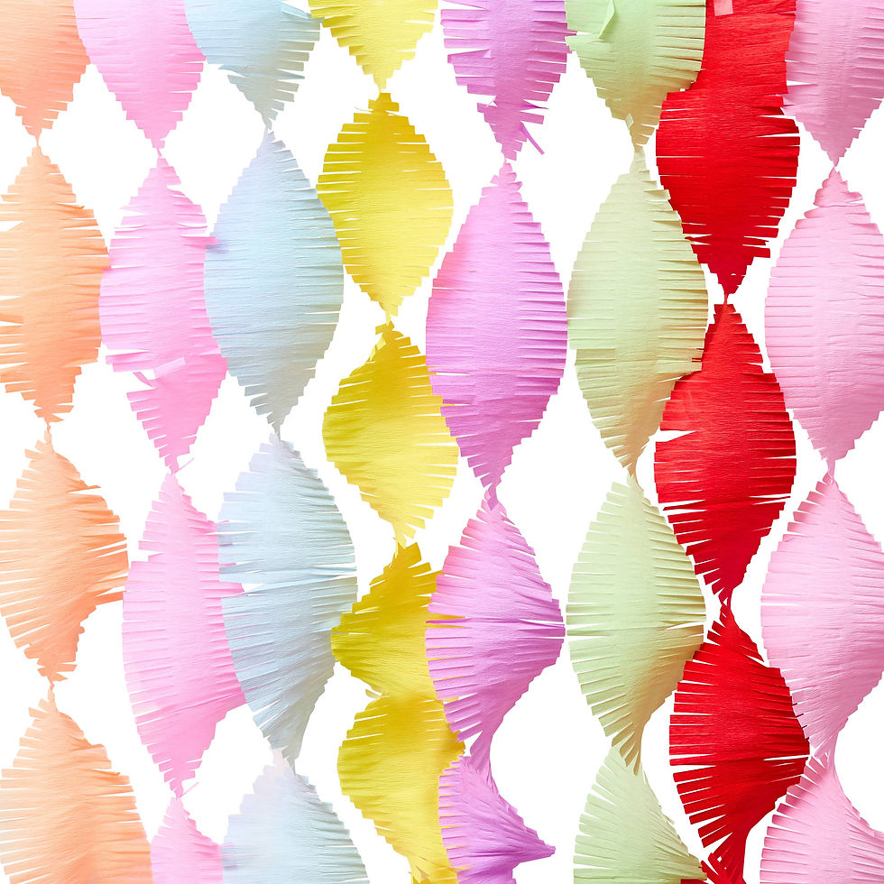 Thumbnail: Bright Banquet Crepe Streamers